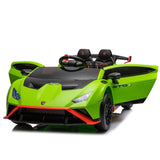 ZNTS Lamborghini Huracan Sto 24V Kids Electric Ride-On Drift Car: Speeds 1.86-5.59 MPH, Ages 3-8, Foam W1396P155008