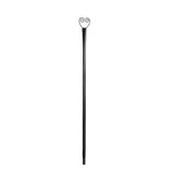 Set of 6 RC String Light Pole, 9 FT Lighting Stand with Horn Shape Hooks, LED Solar Bulbs for W2181P152206