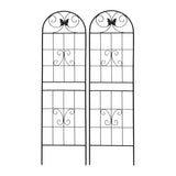 4 Pack Metal Garden Trellis 71" x 19.7" Rustproof Trellis for Climbing Plants Outdoor Flower Support W1586P266862