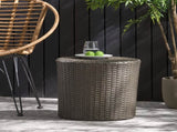 KINGSTOWN RD BARREL SIDE TABLE 52644.00GEY