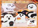 Cute Ghost Halloween Decorations Indoor, Wooden Tiered Tray Decor Table Sign Set of 3, Black Cat Bat 30672597