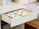 NightStand with One Drawer&Shelf White 84481562