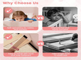 Pink Upholstered Toddler Bed Velvet Wooden Slat Frame for Kids No Mattress 22664722