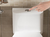 1.1/1.6 GPF Tornado Flush One-Piece Toilet with Comfort Chair Seat ADA Height 17",Powerful & Quiet W3192P412959