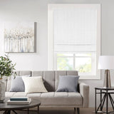 Basketweave Room Darkening Cordless Roman Shade B03598275