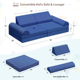 Modular Kids Sofa,8-Pieces Convertible Modular Sofa Bes forroom,Bedroom, Muti-purpose W1889P337550