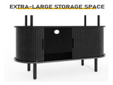 Arched Ceiling 4-Layer Open Shelving Double-Door Roller Shutter Display Case Display Rack with 44561009