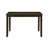 Classic Transitional 5pc Dining Set Dining Table and Four Side Chairs Set Charcoal Finish B011P144223
