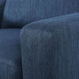 Upholstered Club Chair-Blue N758P268286B