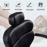 Premium Reclining barber Chair Salon Chair for Hair Stylist with Heavy Duty Hydraulic Pump, 360&deg N753P255164S