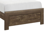Rustic Brown Finish 1pc Twin Size Bed Panel Headboard Footboard Wooden Bedroom Furniture B01154136