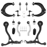 14x Front Upper Lower Control Arm Tierod Suspension Kit Fit For Honda Accord 2008-2012 26915378