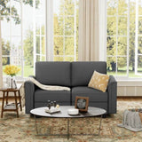Modular Sectional Sofa with Storage Seat Upgrade Convertible Sofa Couch for Living Room/Deep 27'' B2716P236648