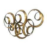 38.5x22x4.2" Seretha Gold Leaf Wall Dcor W2078P205307