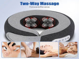 Portable Rechargeable Neck Massager Pillow - Shiatsu Kneading , 2 Heating Modes 25191914