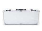 45*25*7.5cm Aluminum New Framed Locking Gun Pistol HandGun Lock Box Hard Storage Carry Case Silver 84542987