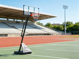 Outdoor Portable Basketball Hoop 8-10ft Adjustable Goal with 47 Inch Shatterproof Backboard 53867266