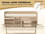 Height Adjustable Kids Study Desk with Storage & Tiltable Desktop, Ideal for Growing Children 3 37818285