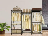 Wire Garment Rack Heavy Duty Clothes RackCloset Organizer Metal Garment Rack Portable Clothes 61970875