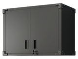 Metal Wall-Mounted Tool Storage Cabinet with 2 Locking Door 1 adjustable Shelf 1 Opened Drawer for 75192914
