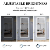 Extra Large LED Bathroom Mirror with 3 Color Aluminum Framed Wall Mirror Full Body Mirror with W708131919