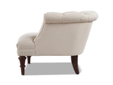 Katherine Tufted Accent Chair, Sky Neutral Beige Polyester B2719P238177