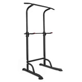 ZNTS Power Tower Workout Dip Station Pull Up Bar, Height Adjustable Multi-Function Dip Stand for Home Gym 10332677