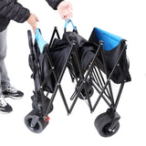 Big large capacity Folding cart Extra Long Extender Wagon Folding Wagon Garden Shopping Beach W227137386