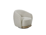 Swivel Wood Base Chair - Amazon Feather B2699P481668