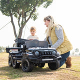 ZNTS 24V Ride On Car for Kids Battery Powered Ride On 4WD Toys with Remote Control,Parents Can Assist in W1396128714