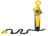 Lever Chain Hoist 1 1/2 Ton 3300LBS Capacity 20 FT Chain Come Along with Heavy Duty Hooks Ratchet 55304435
