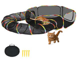 Outdoor Cat Enclosures with Tunnel, Portable Cat Play Tent Indoor Outdoor, Cat Playpen Enclosed 02353879