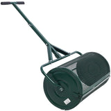 Peat Moss Spreader 24inch,Compost Spreader Metal Mesh,T shaped Handle for planting seeding,Lawn and W46554056