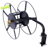 ZNTS Swivel Hose Reel Mount - 180 Degree Pivot Hose Hanger - Great for Garden Storage - Hose Holder W465P168173