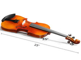 Brand new 4/4 acoustic matte tiger stripe violin set includes phonetic symbols sticker, tuner, 31801211