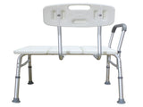 Medical Bathroom Safety Shower Tub Aluminium Alloy Bath Chair Transfer Bench with Wide Seat & Padded 48856399