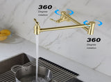 Folding faucetPot Filler Faucet Wall Mount 18927402