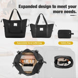 Softside Luggage Expandable 3 Piece Set Suitcase with Duffel Bag Upright Spinner Softshell N732P201004B
