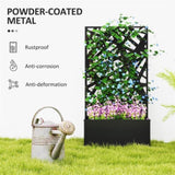 Garden Bed Galvanized PlanterGarden Bed with Privacy Pan 93497452