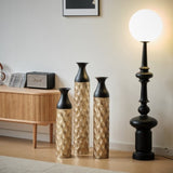 Floor Metal Vases Decorated White Metal Set of 3 gorgeous home decoration large glazed metal W2796P234276