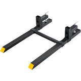 VEVOR Pallet Forks, 2000 lbs Clamp on Pallet Forks, 43" Total Length Tractor Bucket Forks with T3342P311749