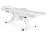 PVC leather, iron frame, 72in, adjustable backrest & leg angle, with tray, facial bed, white 65072189