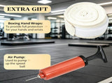 Free Standing Boxing Speed Bag with Reaction Bar Challenge, Suction Cups, Height Adjustable 25925528