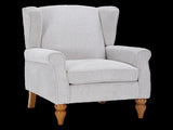 Coffee Table & Armchair Set,Vintage Luxury Style, a high-back comfortable reading chair & a 08347935