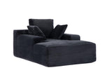 Oversized Chaise Lounge Chair Cozy Cloud Couch, Modern Plush Corduroy Upholstered Sleeper Sofa 82286262