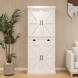 71" Kitchen Pantry Storage Cabinet with 4 Doors,1 Drawer, 2 Adjustable Shelves, 85094334