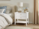 Wood Nightstand End Side Table with 2 Drawer for Living Room, Bedroom 64916799