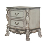 Vintage Bone White 2-Drawer Nightstand B062P189125