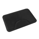 ZNTS 3′x 4.5′x 1/2" Beauty Salon Square Anti-fatigue Salon Mat Black 94862725