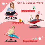Kids Sensory Swivel Chair 360&deg Spin, 220lbs Capacity, Elephant Design, PP/Metal, Anti-Slip Pads 86078626